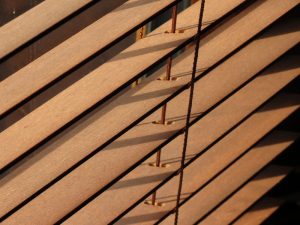 wooden blinds