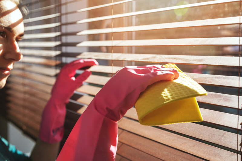 Cleaning blind