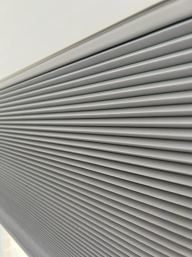 Duette blinds in grey