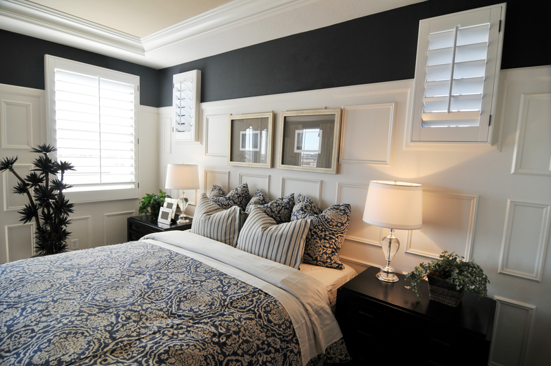Shutter in bedroom